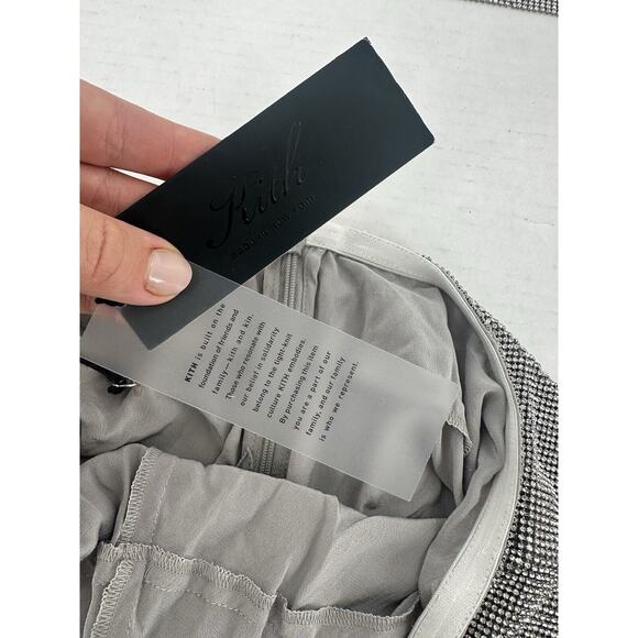 Kith Metallic Chainmail Set Skirt Sz XS Top Sz M Club Sexy Going Out Glam Event - Picture 8 of 16